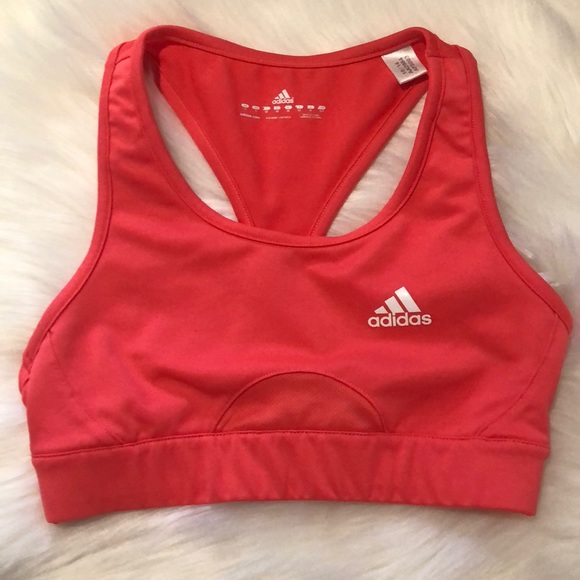adidas Other - Adidas Coral Pink Sports Bra Size Small